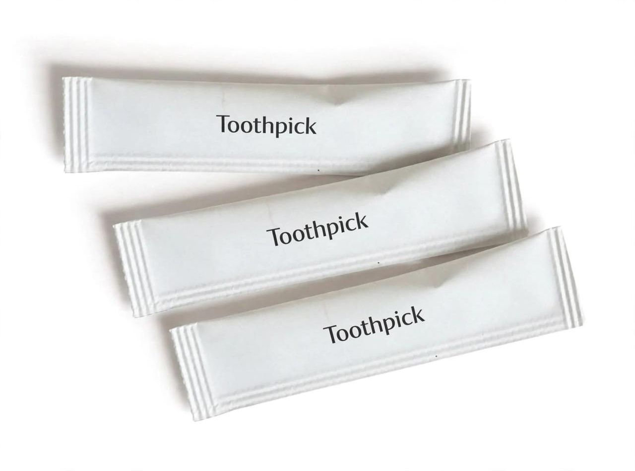 Wrapped Toothpicks food-service packaging